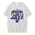 Original Utah Jazz 1998 Western Conference Champions Nba Finals Nba White Tshirts Unisex T-shirt, Sweatshirt, Hoodie, Long Sleeve Tee - T-Shirt, Sweatshirt, Hoodie