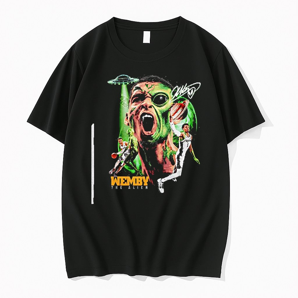 Original Victor Wembanyama Wemby Alien Piece Signature Tshirts Jpg Unisex T-shirt, Sweatshirt, Hoodie, Long Sleeve Tee - T-Shirt, Sweatshirt, Hoodie