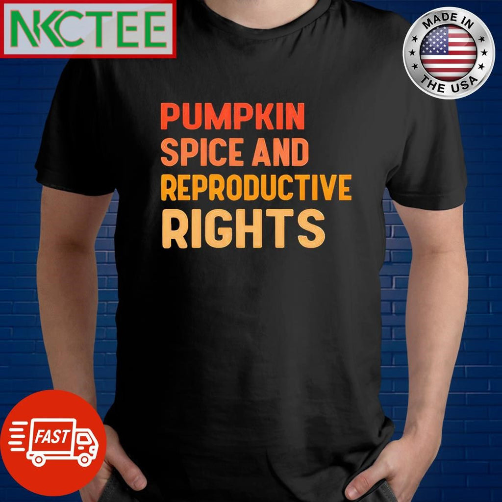 Original Vigilante Vegan Wearing Pumpkin Spice And Reproductive Rights Shirt Unisex T-shirt, Sweatshirt, Hoodie, Long Sleeve Tee - T-Shirt, Sweatshirt, Hoodie