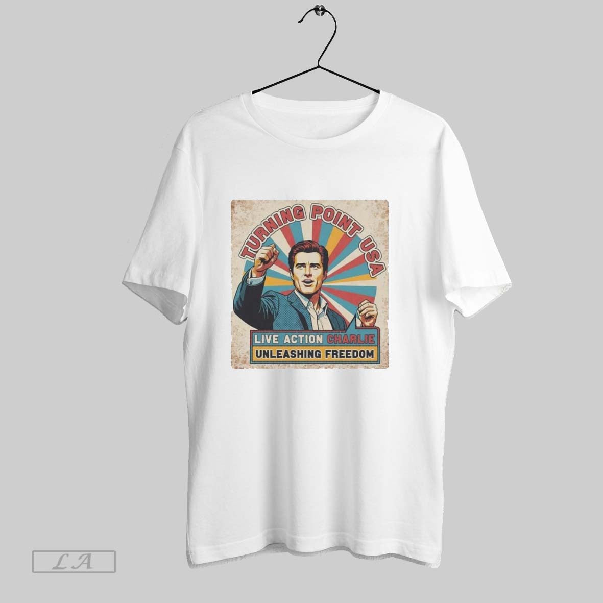 Original Viral Turning Point Usa Live Action Charlie Kirk Unisex T-shirt, Sweatshirt, Hoodie, Long Sleeve Tee - T-Shirt, Sweatshirt, Hoodie