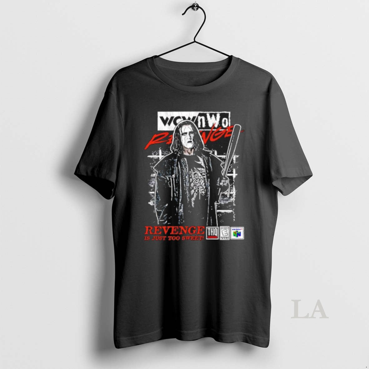 Original Wcw Nwo Revenge Is Just Too Sweet N64 Legendary Wrestler Sting Unisex T-shirt, Sweatshirt, Hoodie, Long Sleeve Tee - T-Shirt, Sweatshirt, Hoodie
