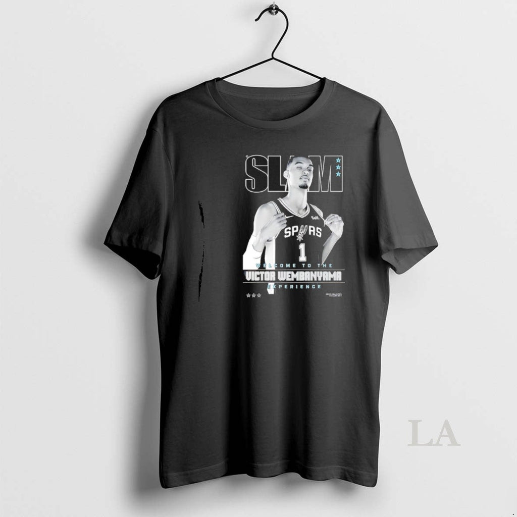 Original Welcome Victor Wembanyama Experience San Antonio Spurs Slam T-Shirts, Hoodie, Sweatshirt - T-Shirt, Sweatshirt, Hoodie