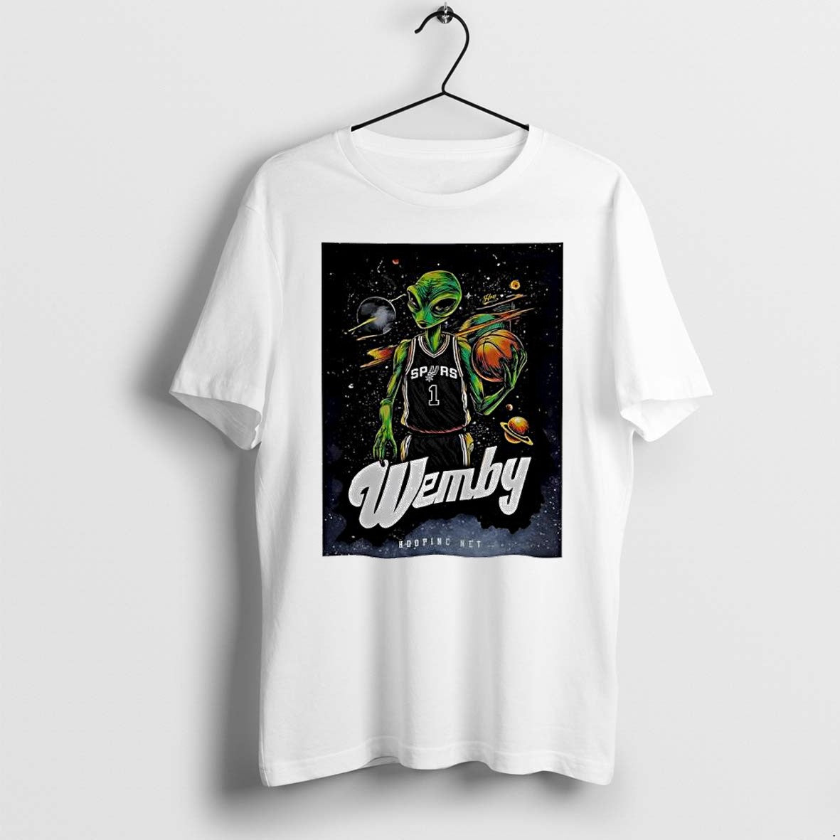 Original Wemby Alien Victor Wembanyama Spurs Graphic Tshirts Jpg Unisex T-shirt, Sweatshirt, Hoodie, Long Sleeve Tee - T-Shirt, Sweatshirt, Hoodie