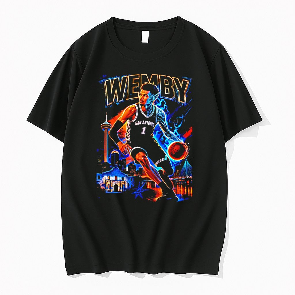 Original Wemby Half Alien San Antonio Spurs Basketball Tshirts Jpg Unisex T-shirt, Sweatshirt, Hoodie, Long Sleeve Tee - T-Shirt, Sweatshirt, Hoodie