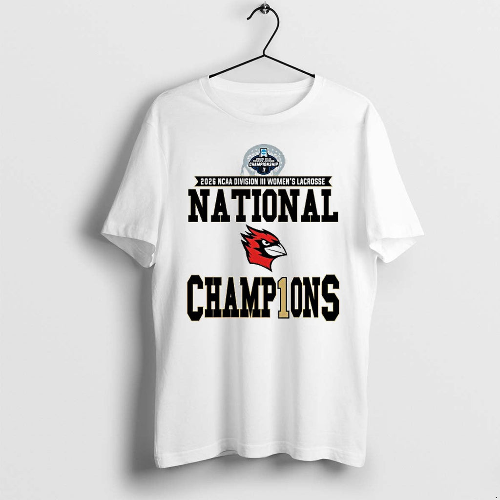Original Wesleyan University Cardinals 2026 Ncaa Division Iii Womens Lacrosse National Champions Tshirts - T-Shirt, Sweatshirt, Hoodie