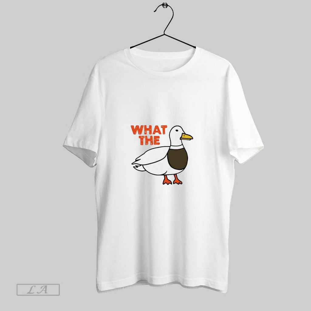 Original What The Mallard Graphic Unisex T-shirt, Sweatshirt, Hoodie, Long Sleeve Tee - T-Shirt, Sweatshirt, Hoodie