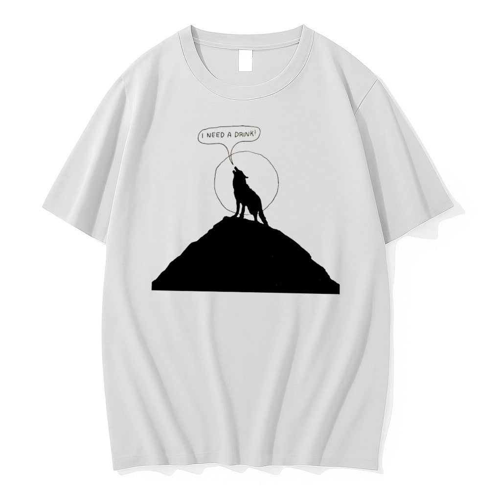 Original Wolf I Need A Drink Paint Tee Tshirts Jpg Unisex T-shirt, Sweatshirt, Hoodie, Long Sleeve Tee - T-Shirt, Sweatshirt, Hoodie