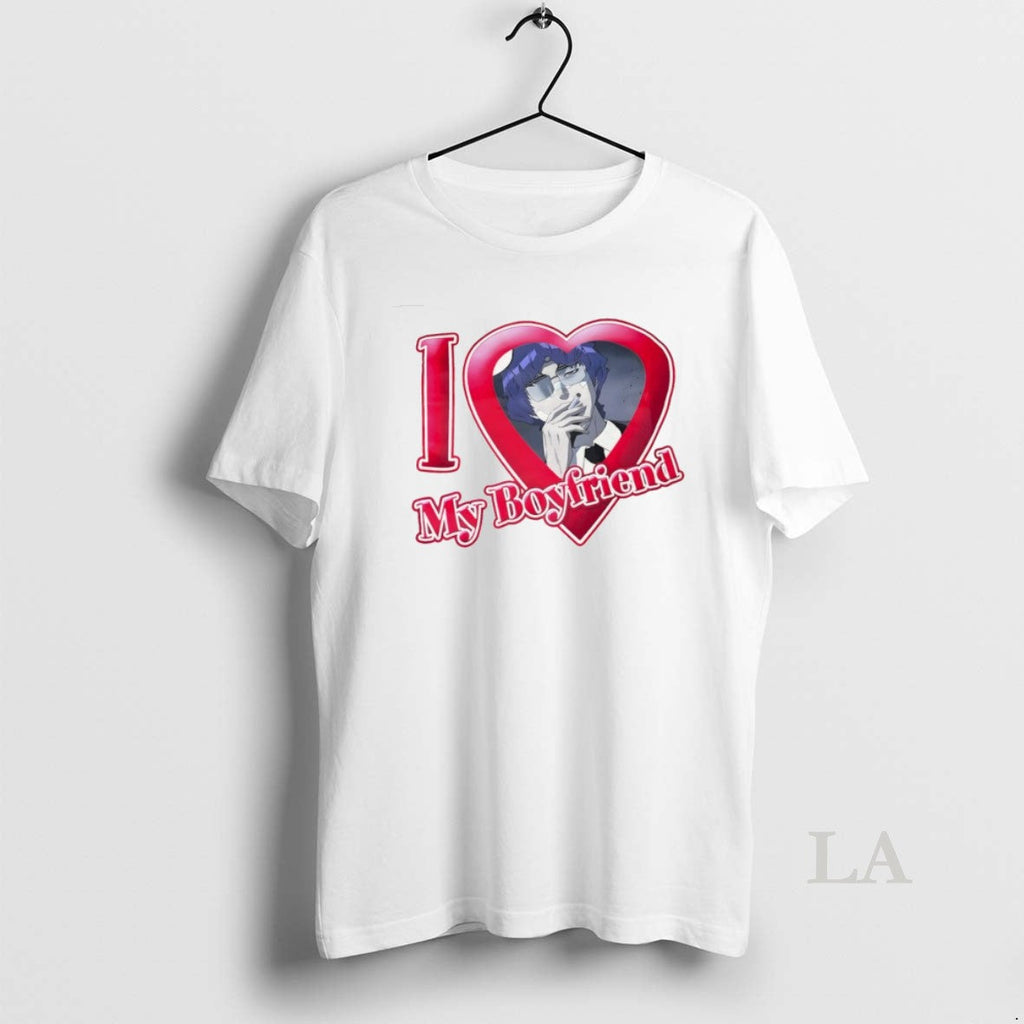 Original Wolf Keum I Love My Boyfriend Unisex T-shirt, Sweatshirt, Hoodie, Long Sleeve Tee - T-Shirt, Sweatshirt, Hoodie