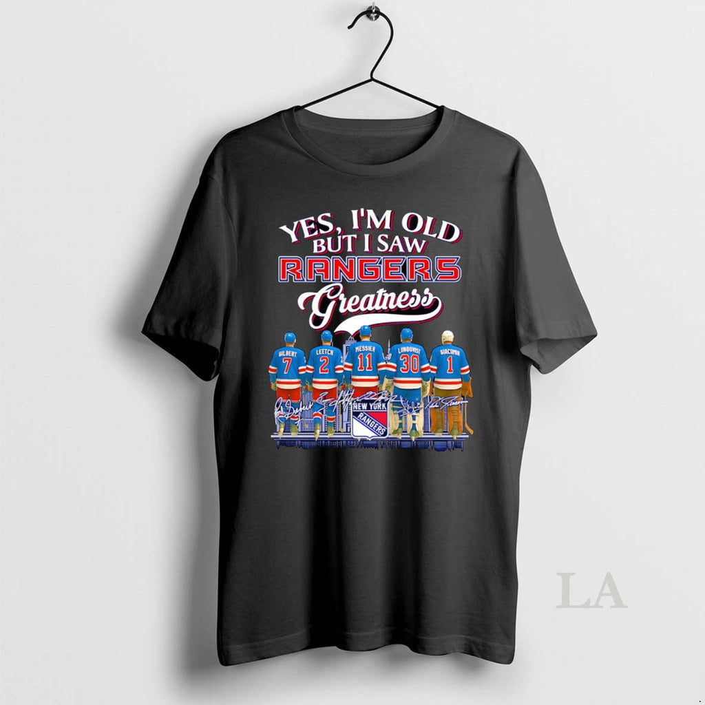 Original Yes Im Old But I Saw Rangers Greatness Unisex T-shirt, Sweatshirt, Hoodie, Long Sleeve Tee - T-Shirt, Sweatshirt, Hoodie