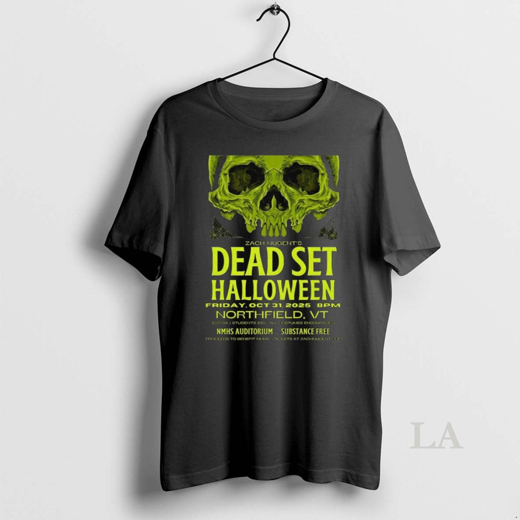 Original Zach Nugents Dead Set Halloween Show In Northfield Vt On Oct 31 2025 Long Unisex T-shirt, Sweatshirt, Hoodie, Long Sleeve Tee - T-Shirt, Sweatshirt, Hoodie