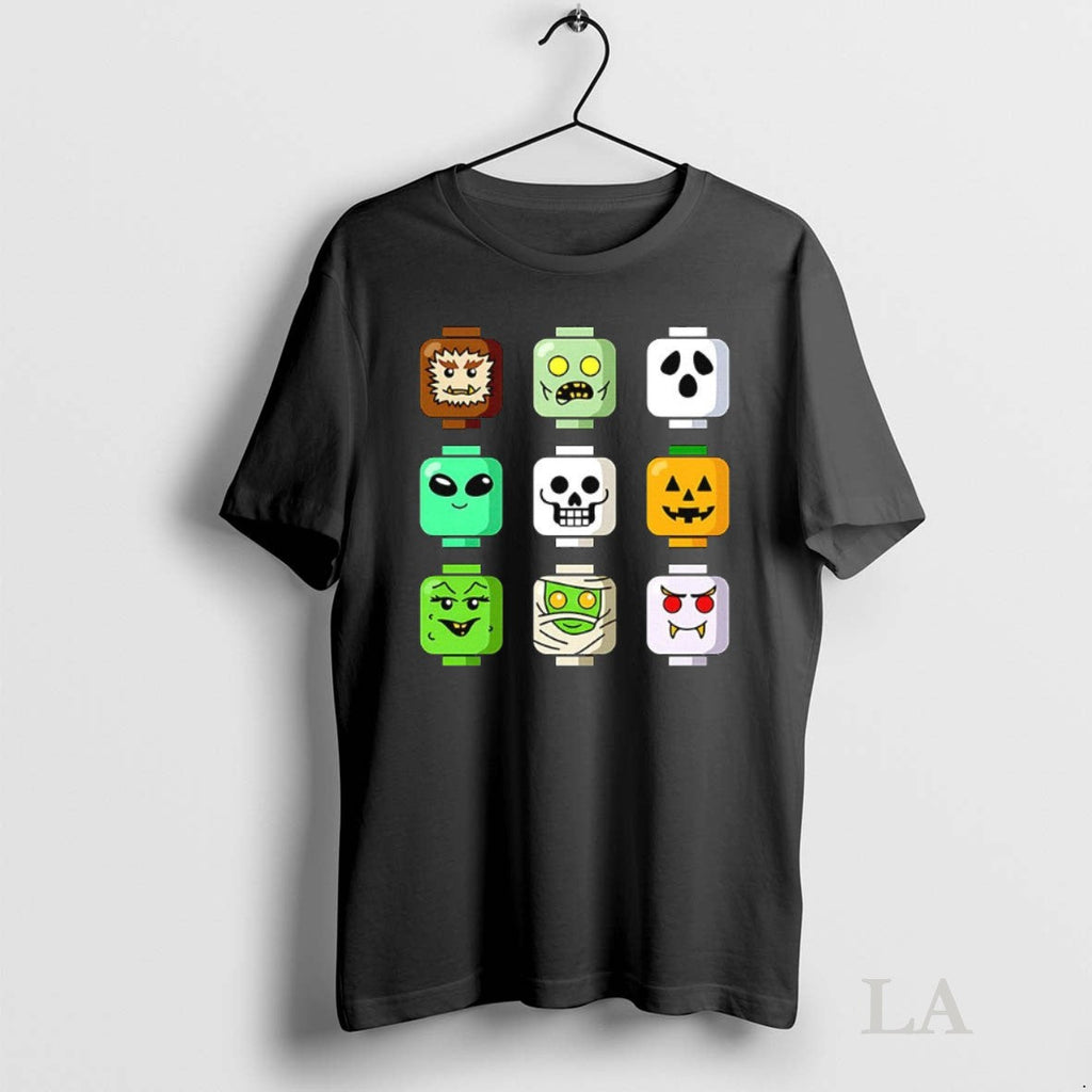 Original Zombie Block Heads Halloween Unisex T-shirt, Sweatshirt, Hoodie, Long Sleeve Tee - T-Shirt, Sweatshirt, Hoodie