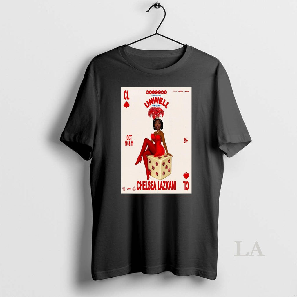 Original Chelsea Lazkani Welcome To Fabulous Vegas Unisex T-shirt, Sweatshirt, Hoodie, Long Sleeve Tee - T-Shirt, Sweatshirt, Hoodie