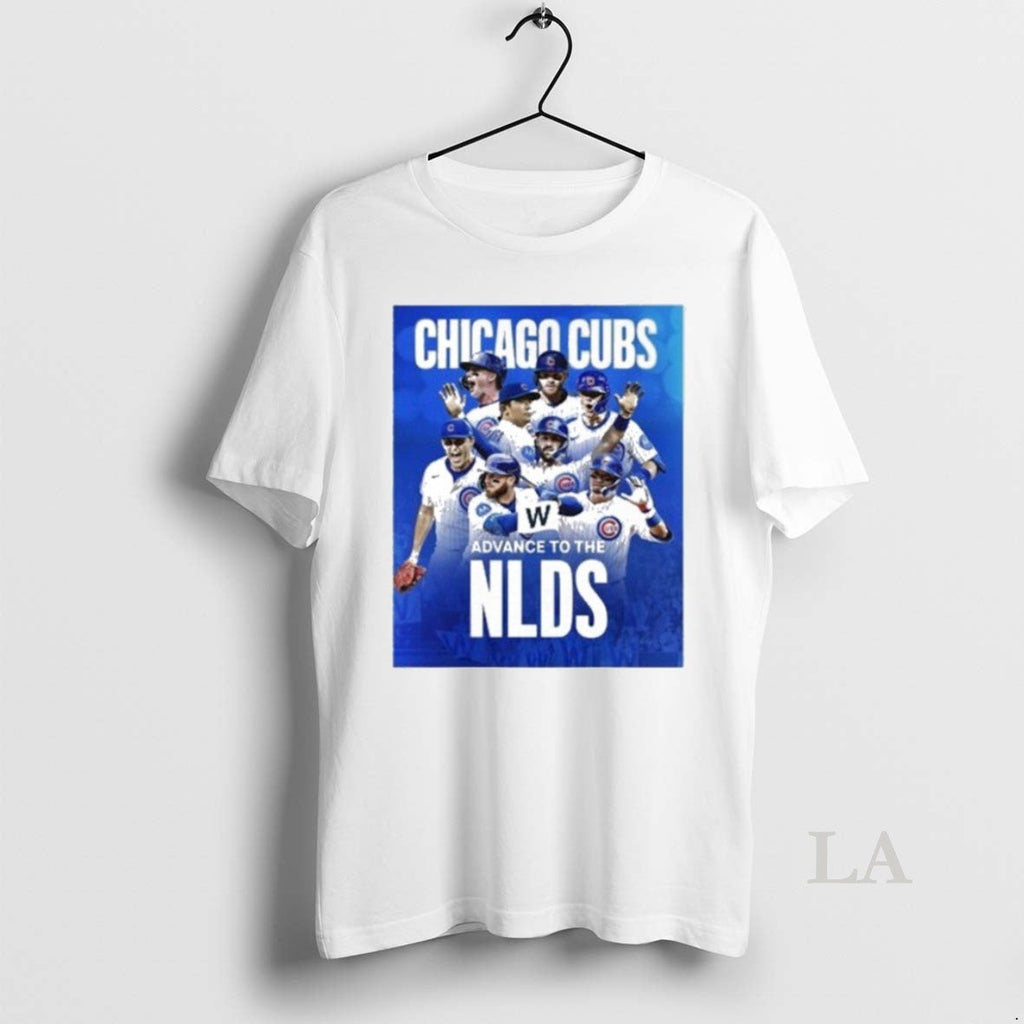 Original Chicago Cubs W Advance To The Nlds Mlb Unisex T-shirt, Sweatshirt, Hoodie, Long Sleeve Tee - T-Shirt, Sweatshirt, Hoodie