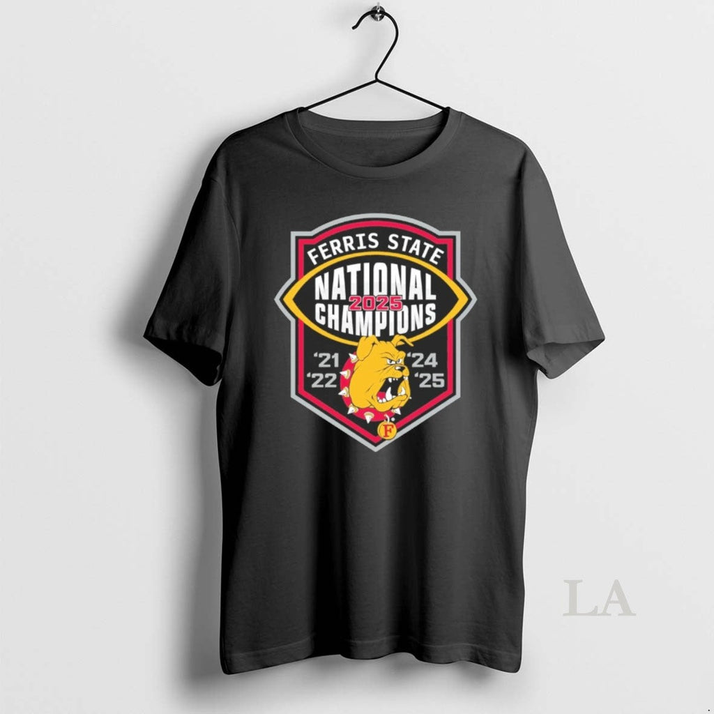 Original Ferris State Athletics National Champions 2021 2025 New Logo T-Shirts, Hoodie, Sweatshirt - T-Shirt, Sweatshirt, Hoodie