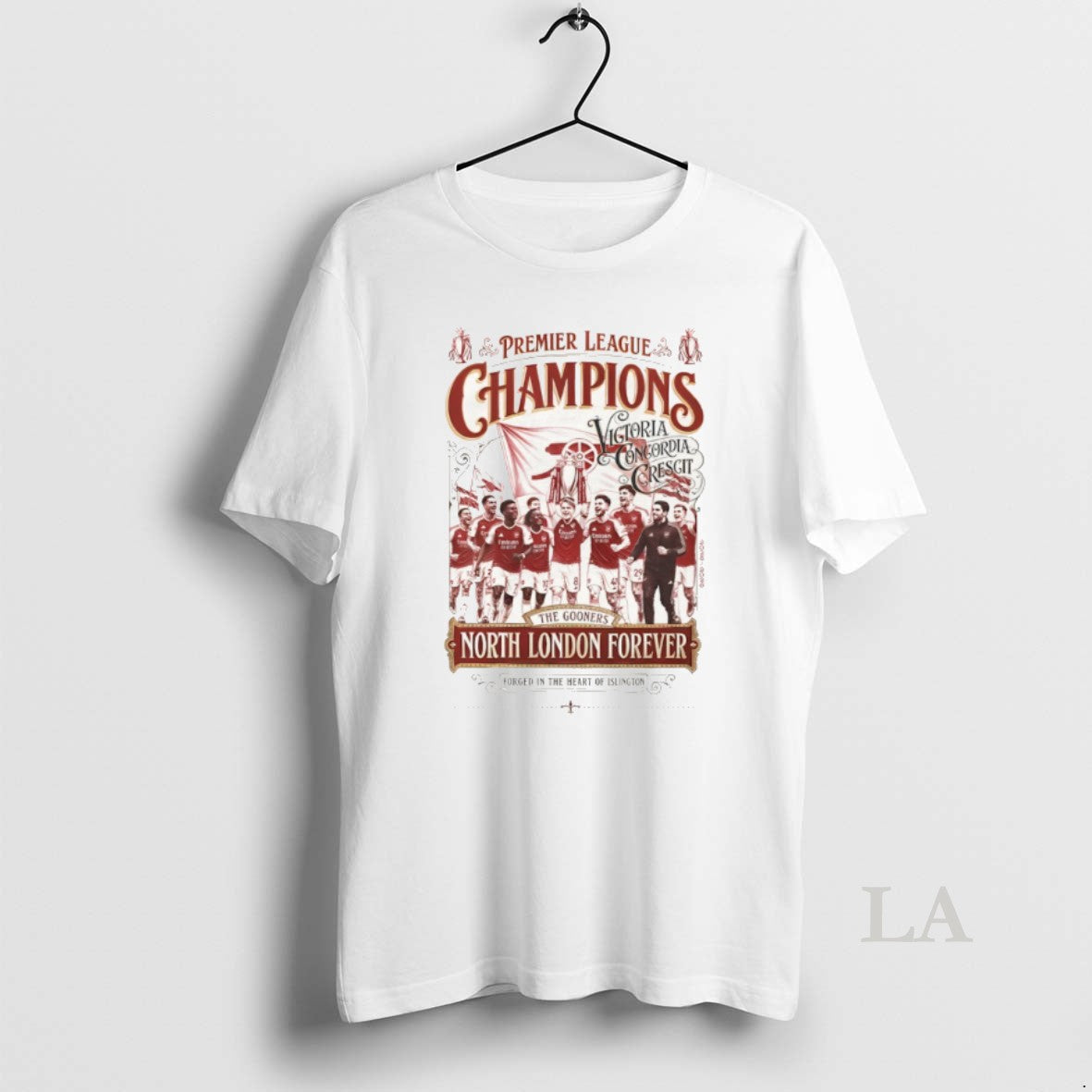 Original Q1p54bxh Arsenal Premier League Champions 2025 26 The Gooners North London Forever - T-Shirt, Sweatshirt, Hoodie