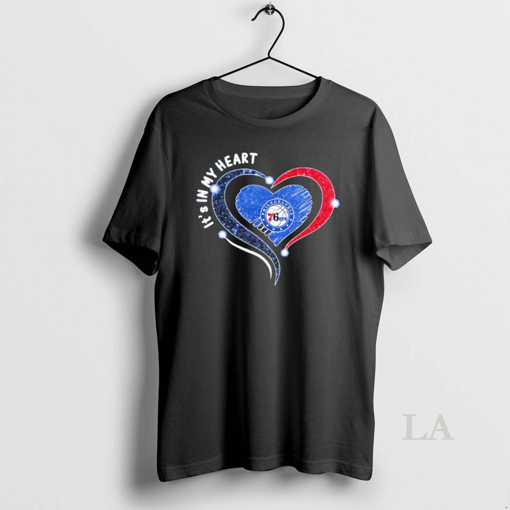 Original Tojzn8q3 Philadelphia 76ers Its In My Heart Basketball Nba 2026 Unisex T-shirt, Sweatshirt, Hoodie, Long Sleeve Tee - T-Shirt, Sweatshirt, Hoodie