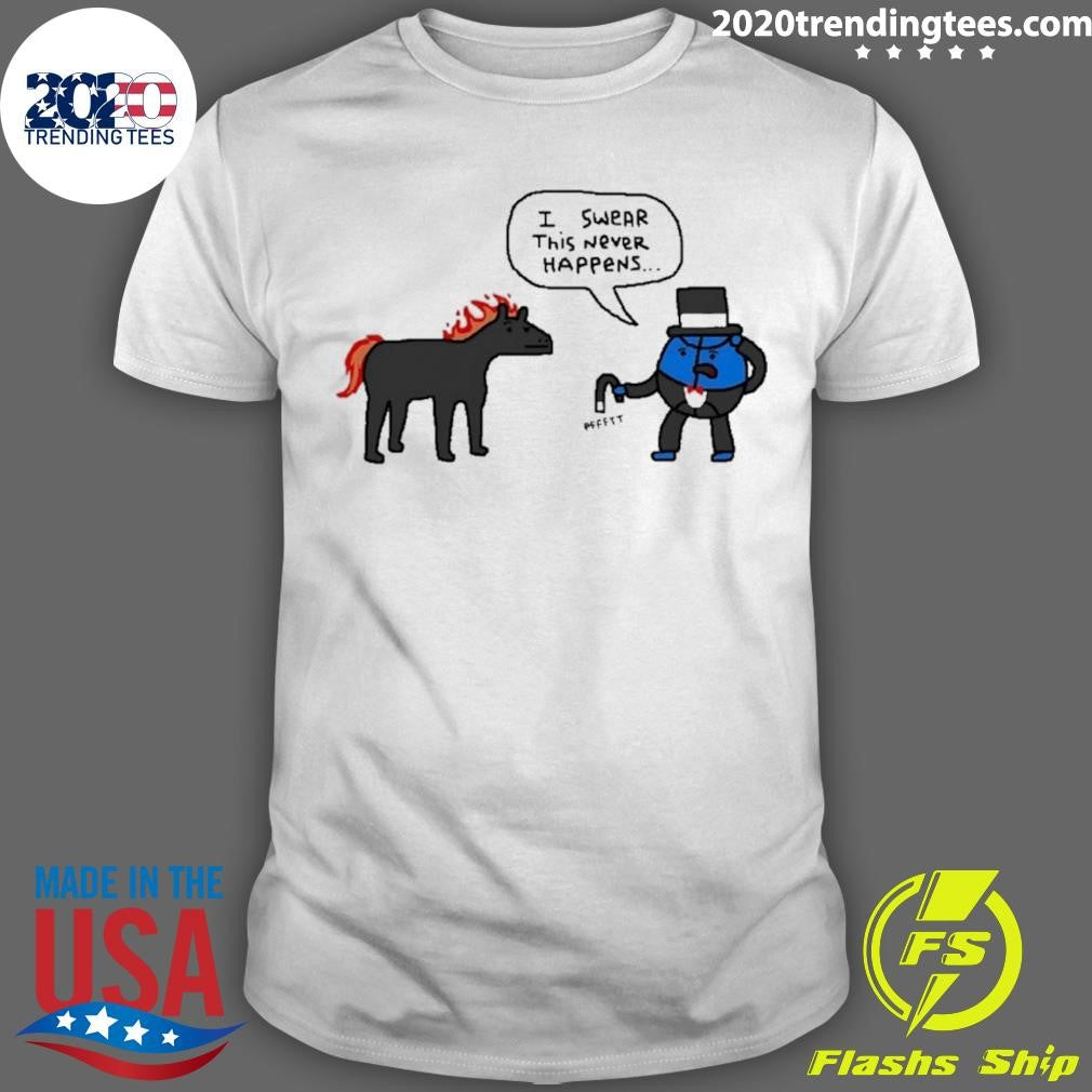 Orlando Lose Magic I Swear This Never Happens Shirt Unisex T-shirt, Sweatshirt, Hoodie, Long Sleeve Tee - T-Shirt, Sweatshirt, Hoodie