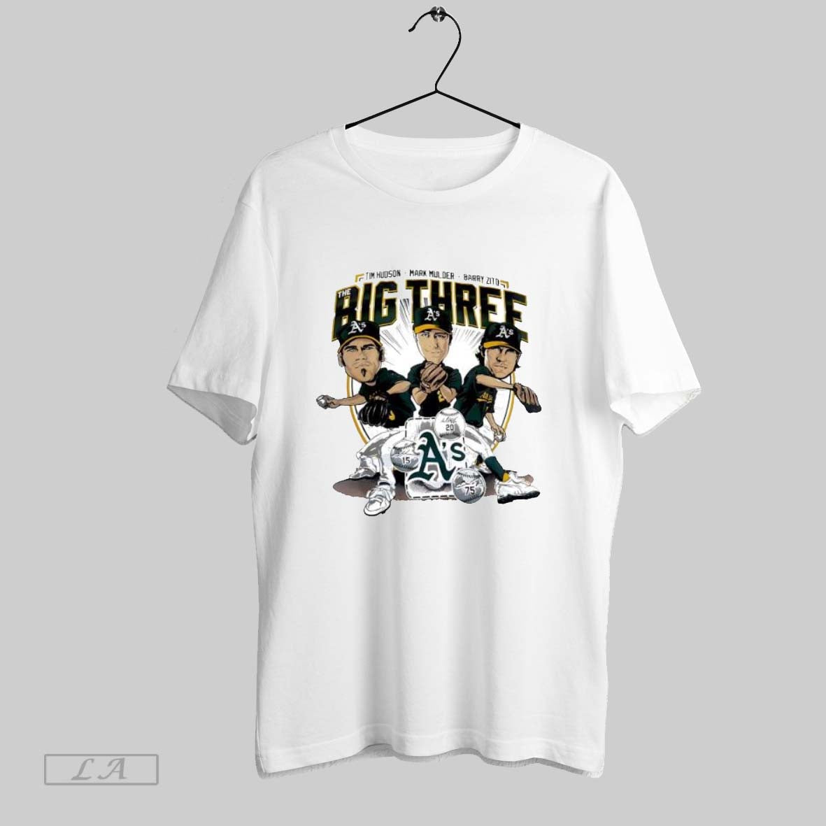 Orriginal The Big Three Tim Hudson Mark Mulder Barry Zito Cartoon Unisex T-shirt, Sweatshirt, Hoodie, Long Sleeve Tee - T-Shirt, Sweatshirt, Hoodie