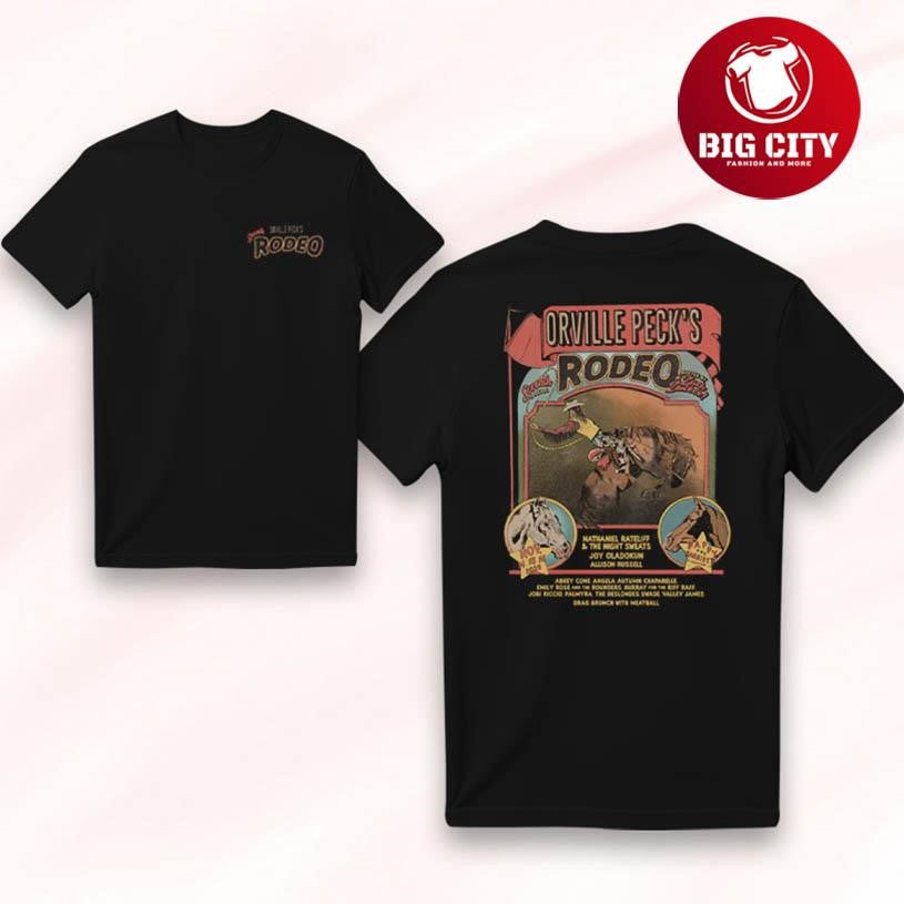 Orville Peck 6th Annual Rodeo 2025 Two Sided Shirt Unisex T-shirt, Sweatshirt, Hoodie, Long Sleeve Tee - T-Shirt, Sweatshirt, Hoodie