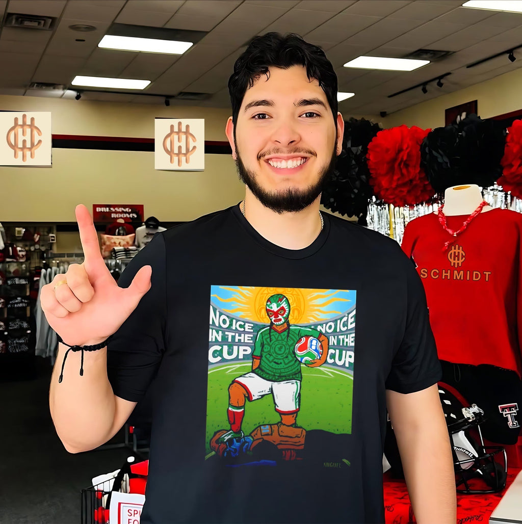 No ice in the cup mexico national football team luchador shirt Unisex T-shirt, Sweatshirt, Hoodie, Long Sleeve Tee - T-Shirt, Sweatshirt, Hoodie