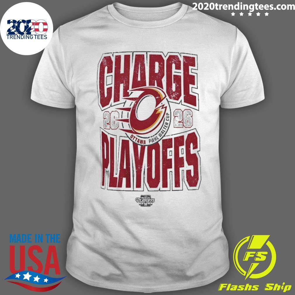 Ottawa Charge Womens Hockey2026 Walter Cup Playoffs Shirt Unisex T-shirt, Sweatshirt, Hoodie, Long Sleeve Tee - T-Shirt, Sweatshirt, Hoodie