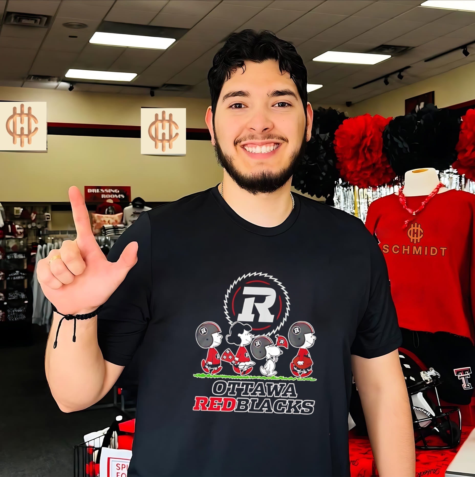 Ottawa REDBLACKS features Peanuts Abbey Road shirt Unisex T-shirt, Sweatshirt, Hoodie, Long Sleeve Tee - T-Shirt, Sweatshirt, Hoodie