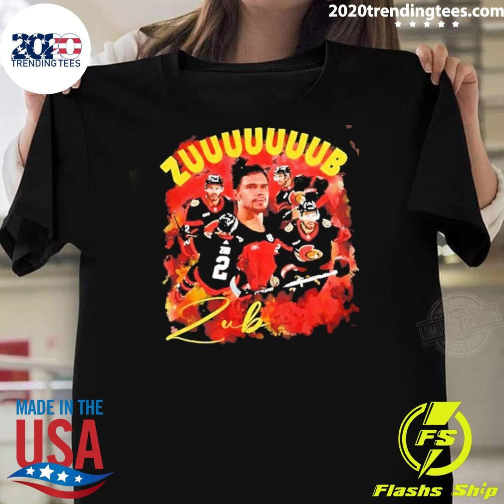 Ottawa Senators Artem Zub Zuuub Sens Collage Graphic Shirt Unisex T-shirt, Sweatshirt, Hoodie, Long Sleeve Tee - T-Shirt, Sweatshirt, Hoodie