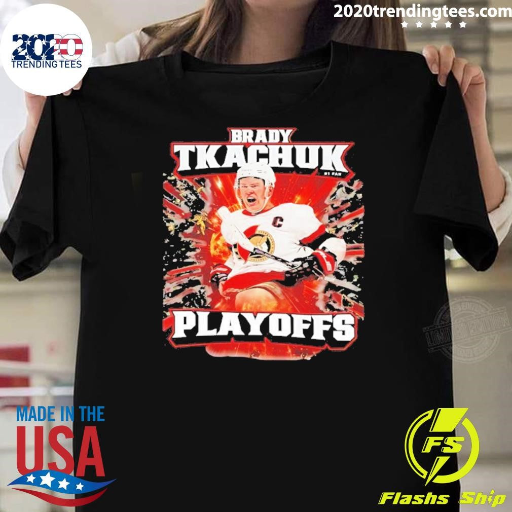 Ottawa Senators Brady Tkachuk 2026 Stanley Cup Playoffs Shirt Unisex T-shirt, Sweatshirt, Hoodie, Long Sleeve Tee - T-Shirt, Sweatshirt, Hoodie