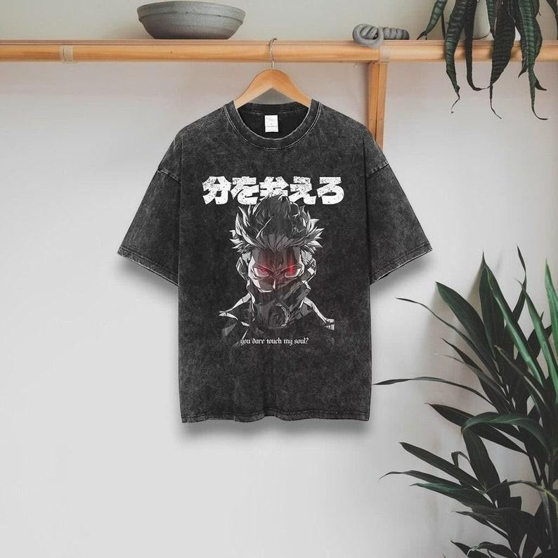 Anime Personalized Anime Streetwear Washed Shirt Gym Custom Personalized T-Shirts, Hoodie, Sweatshirt - T-Shirt, Sweatshirt, Hoodie