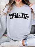 Overthinker Gray T-Shirts, Hoodie, Sweatshirt - T-Shirt, Sweatshirt, Hoodie