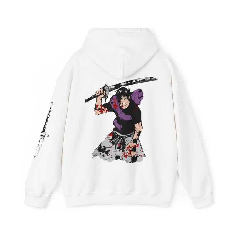 'Overwhelming Intensity' Toji Ju Jutsu Kaisen Anime Manga Inspired Menswear Cotton Fabric T-Shirts, Hoodie, Sweatshirt - T-Shirt, Sweatshirt, Hoodie