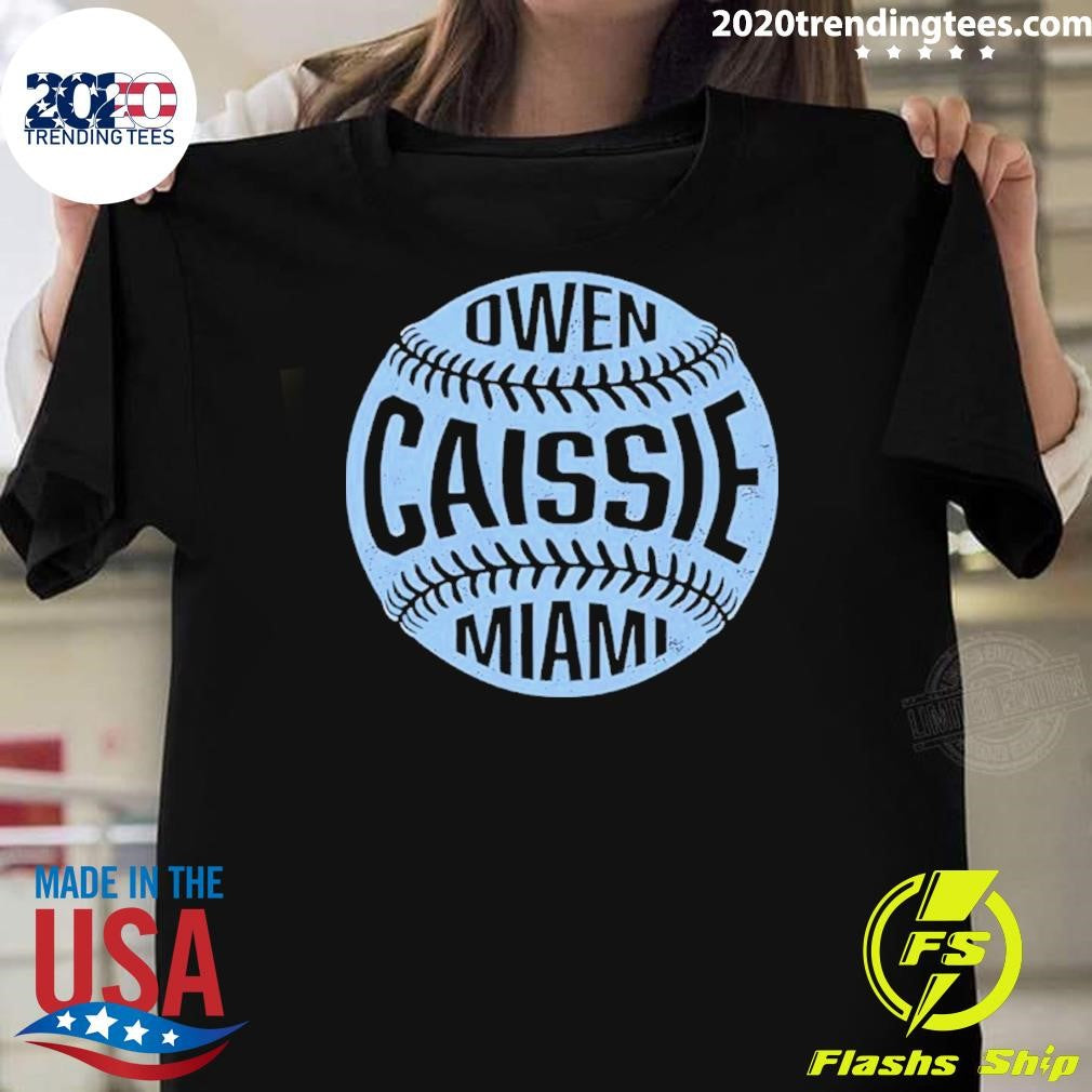 Owen Caissie Miami Marlins Baseball Vintage Shirt Unisex T-shirt, Sweatshirt, Hoodie, Long Sleeve Tee - T-Shirt, Sweatshirt, Hoodie