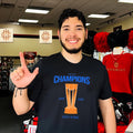 NY Basketball Orange & Blue Cup Champions 2025 2026 trophy shirt Unisex T-shirt, Sweatshirt, Hoodie, Long Sleeve Tee - T-Shirt, Sweatshirt, Hoodie