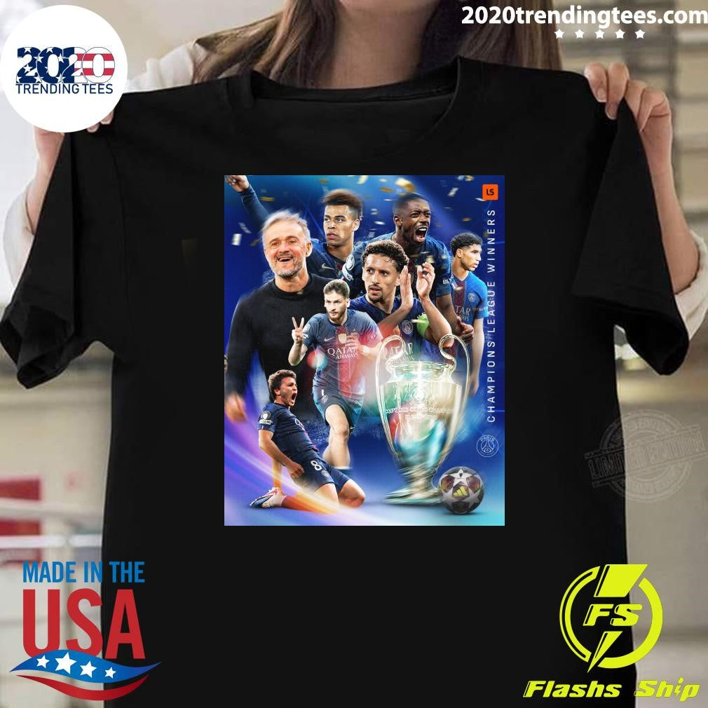 PSG Win The Champions League Again 2025-2026 Shirt Unisex T-shirt, Sweatshirt, Hoodie, Long Sleeve Tee - T-Shirt, Sweatshirt, Hoodie