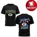Packers Happy New Year 2026 Two Sided Shirt Unisex T-shirt, Sweatshirt, Hoodie, Long Sleeve Tee - T-Shirt, Sweatshirt, Hoodie