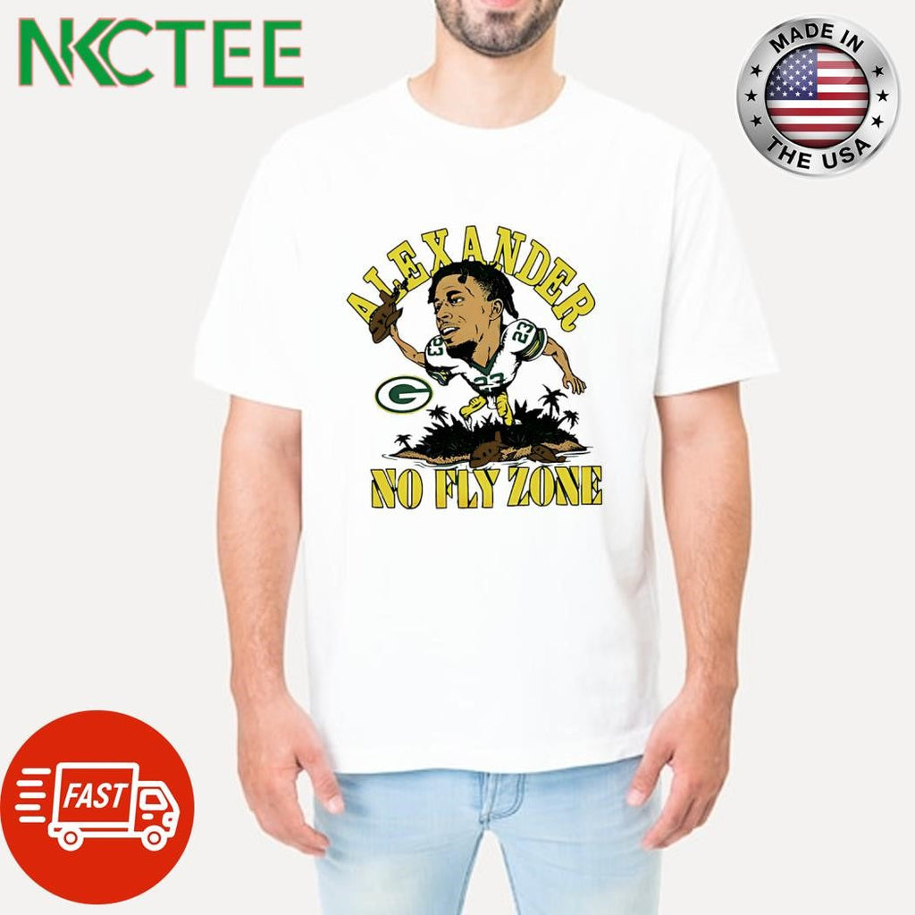 Packers Jaire Alexander No Fly Zone airplane shirt Unisex T-shirt, Sweatshirt, Hoodie, Long Sleeve Tee - T-Shirt, Sweatshirt, Hoodie