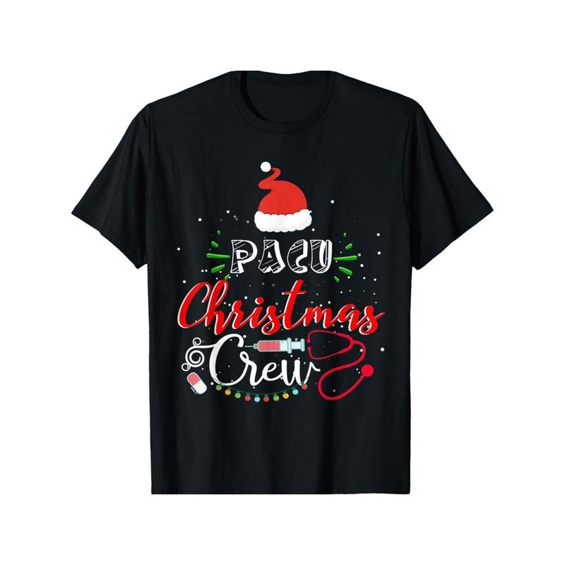 Pacu Nurse Crew Nurse Xmas Halloween New Year Thanksgiving Day Dad Mom Friend Soft Fabric 100% Cotton Black Made USA T-Shirts, Hoodie, Sweatshirt - T-Shirt, Sweatshirt, Hoodie