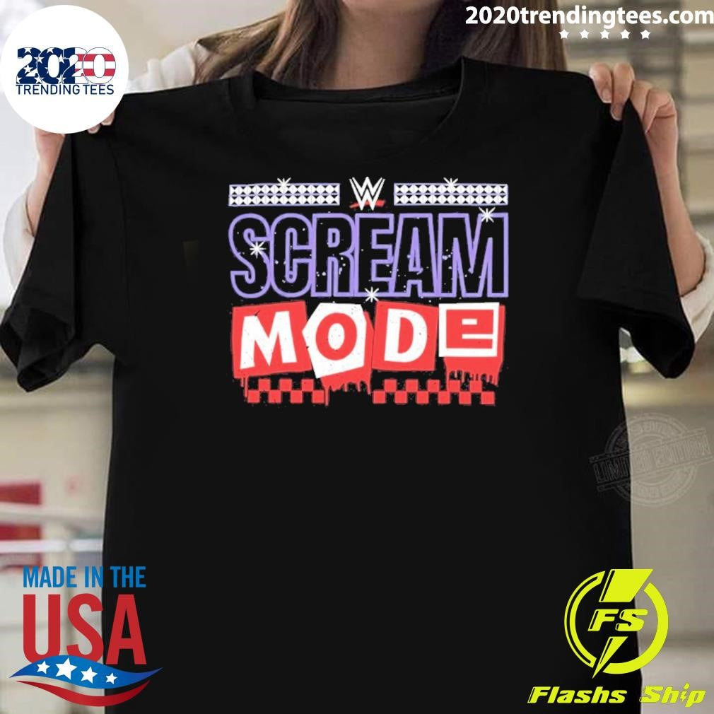 Paige And Brie Bella Scream Mode Logo Shirt Unisex T-shirt, Sweatshirt, Hoodie, Long Sleeve Tee - T-Shirt, Sweatshirt, Hoodie