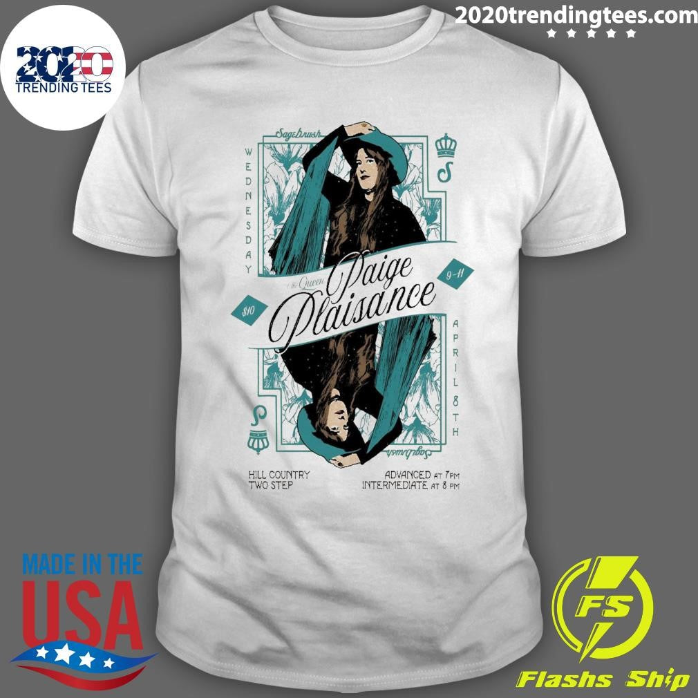 Paige Plaisance Sagebrush in Austin TX April 8 2026 Shirt Unisex T-shirt, Sweatshirt, Hoodie, Long Sleeve Tee - T-Shirt, Sweatshirt, Hoodie