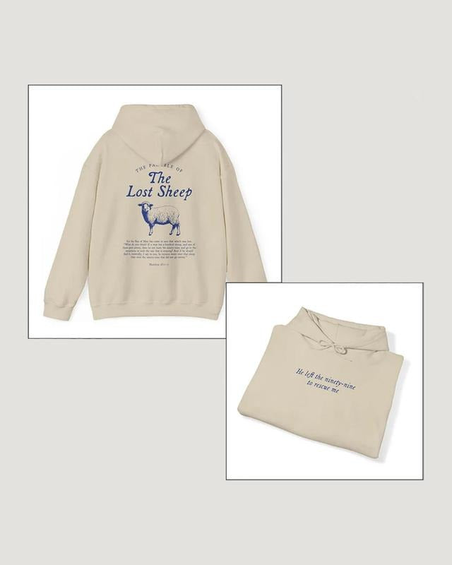 Parable Lost Sheep Bible Verse Faith Based Worship Gospel Minimalist Christian Catholic Religious Hoodiestyle{N002}2 T-Shirts, Hoodie, Sweatshirt - T-Shirt, Sweatshirt, Hoodie