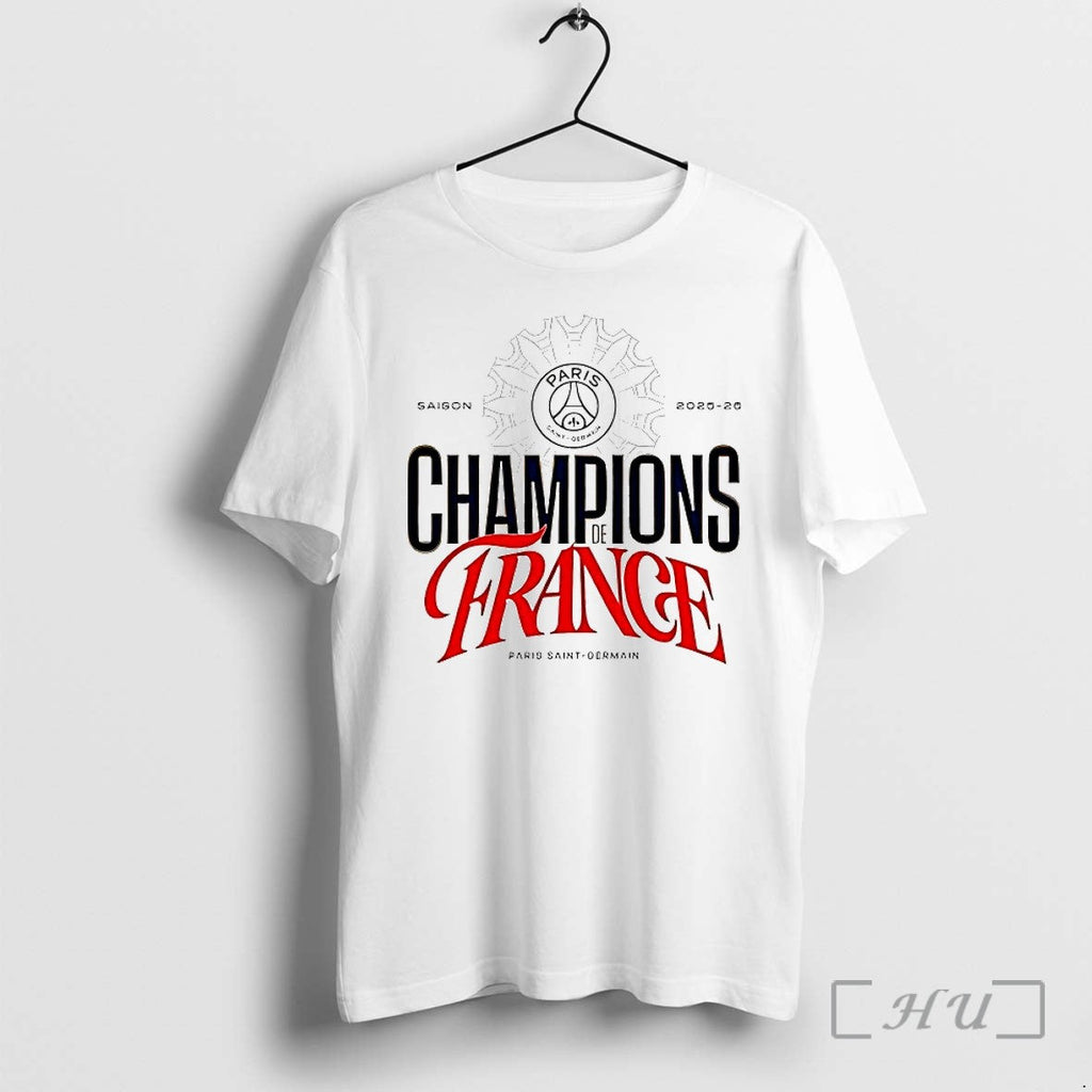 Paris Saint Germain Champions De France Ligue 1 Tshirts Sweater Hoodie Jpg Unisex T-shirt, Sweatshirt, Hoodie, Long Sleeve Tee - T-Shirt, Sweatshirt, Hoodie