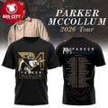Parker McCollum 2026 Tour North America Schedule Two Sided Shirt Unisex T-shirt, Sweatshirt, Hoodie, Long Sleeve Tee - T-Shirt, Sweatshirt, Hoodie