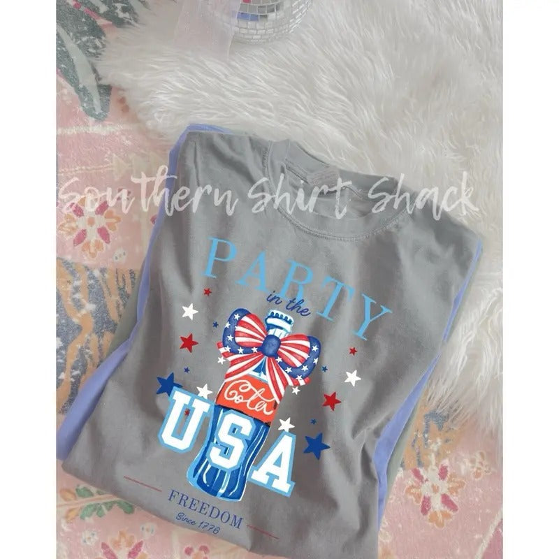 Party USA Cola Granite Comfort Colors T-Shirts, Hoodie, Sweatshirt - T-Shirt, Sweatshirt, Hoodie