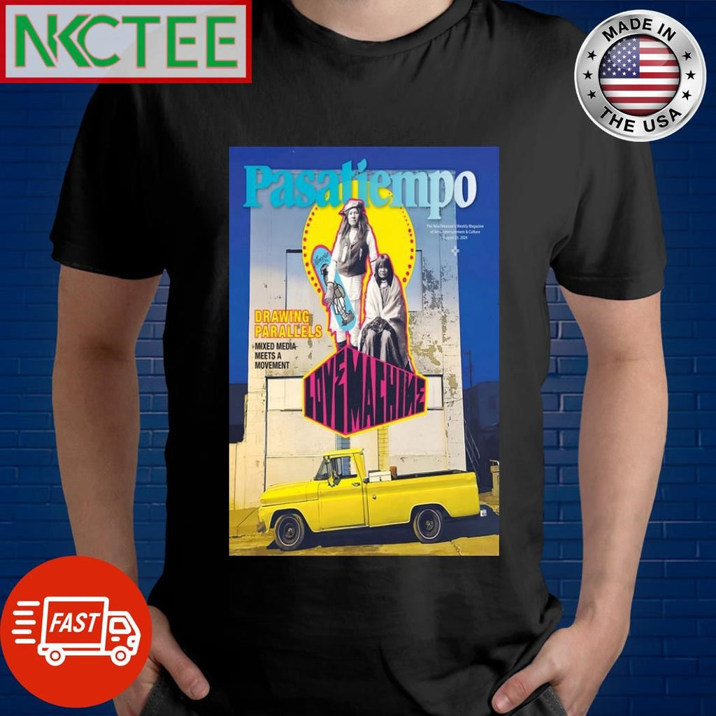 PasaTiempo Drawing Parallels Aug 23 2024 Tour Meet A Movement Poster Shirt Unisex T-shirt, Sweatshirt, Hoodie, Long Sleeve Tee - T-Shirt, Sweatshirt, Hoodie