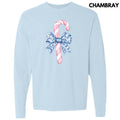 Pastel Candy Cane Long Sleeve Comfort Colors 'NLB' T-Shirts, Hoodie, Sweatshirt - T-Shirt, Sweatshirt, Hoodie