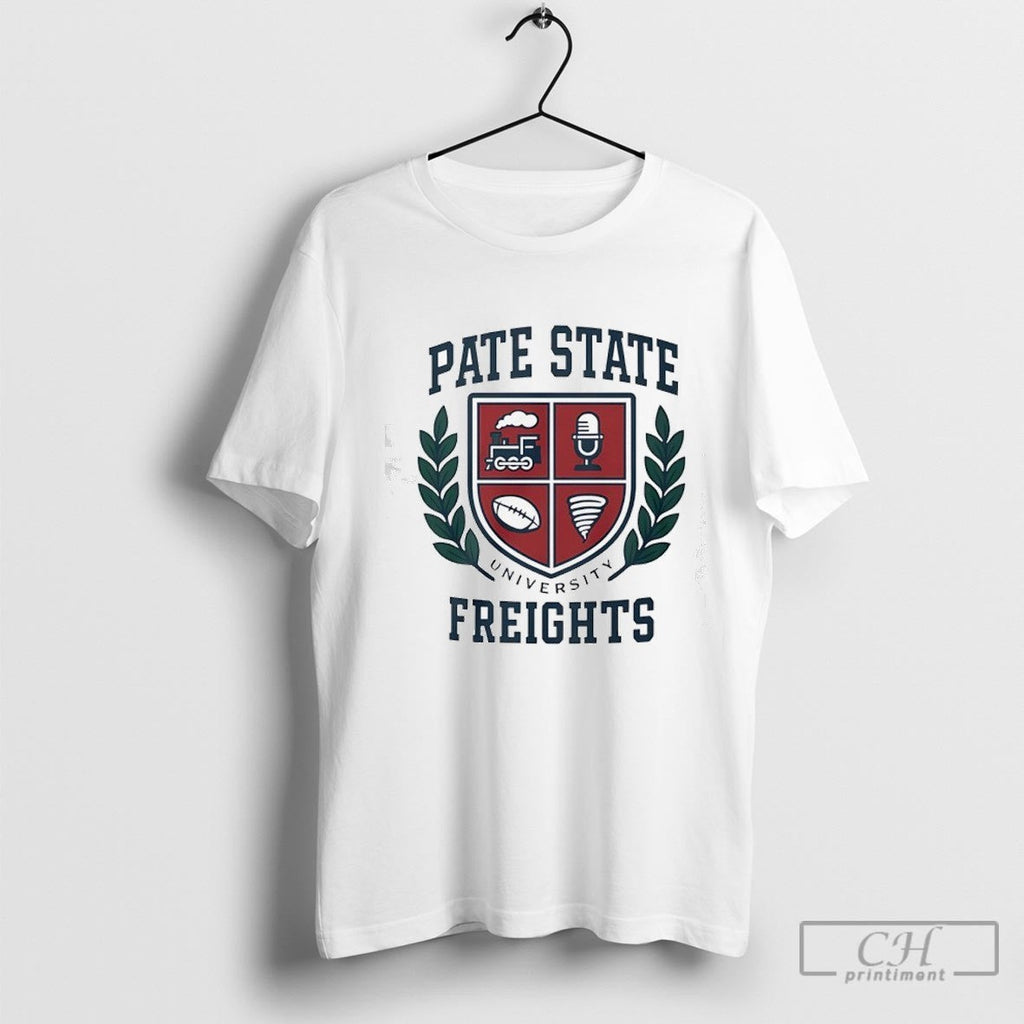 Pate State Freights University Logo Shirt Sweater Unisex T-shirt, Sweatshirt, Hoodie, Long Sleeve Tee - T-Shirt, Sweatshirt, Hoodie
