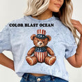 Patriotic Bear Shirt ~ Relaxed Fit Printed USA Womenswear Casual Comfort Cotton Top Athletic Boho Chic T-Shirts, Hoodie, Sweatshirt - T-Shirt, Sweatshirt, Hoodie