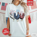 Patriotic Chicken Shirt Comfort Colors July 4th Shirt USA America Memorial Day Shirt T-Shirts, Hoodie, Sweatshirt - T-Shirt, Sweatshirt, Hoodie