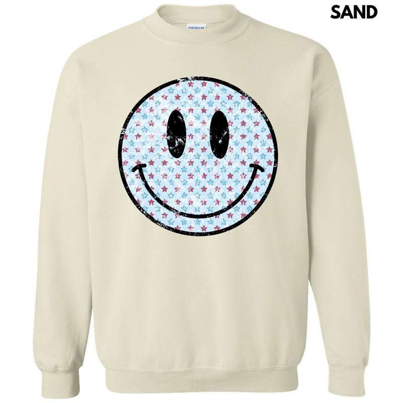 Patriotic Stars Happy Face 'NLB' T-Shirts, Hoodie, Sweatshirt - T-Shirt, Sweatshirt, Hoodie