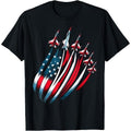 Patriotic USA Flag Fighter Jets 4th July Made USA T-Shirts, Hoodie, Sweatshirt - T-Shirt, Sweatshirt, Hoodie